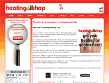 Tablet Screenshot of heatingoilshop.com